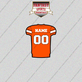 Oklahoma State Cowboys Football Personalized Home Jersey Glossy Stickers