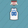 Orlando Magic Personalized Current Away Jersey Car Decals