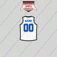 Orlando Magic Personalized Current Away Jersey Glossy Stickers