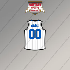 Orlando Magic Personalized Current Away Jersey Magnets