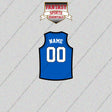 Orlando Magic Personalized Current Home Jersey Glossy Stickers