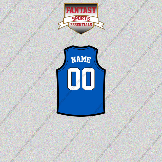 Orlando Magic Personalized Current Home Jersey Glossy Stickers