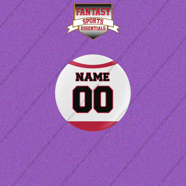 Ottawa Senators Personalized Current Away Jersey Buttons