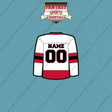 Ottawa Senators Personalized Current Away Jersey Car Decals