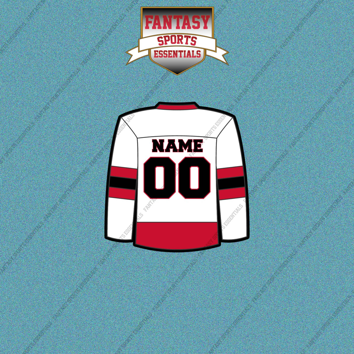 Ottawa Senators Personalized Current Away Jersey Car Decals