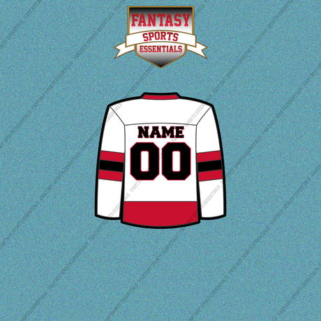 Ottawa Senators Personalized Current Away Jersey Car Decals