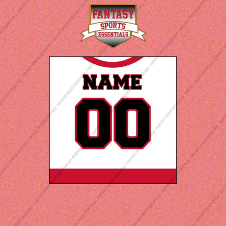 Ottawa Senators Personalized Current Away Jersey Wall Art Prints