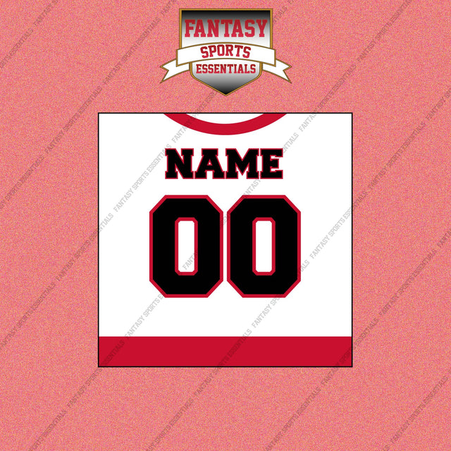 Ottawa Senators Personalized Current Away Jersey Wall Art Prints
