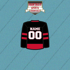 Ottawa Senators Personalized Current Home Jersey Car Decals