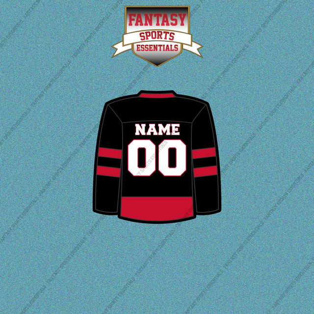 Ottawa Senators Personalized Current Home Jersey Car Decals