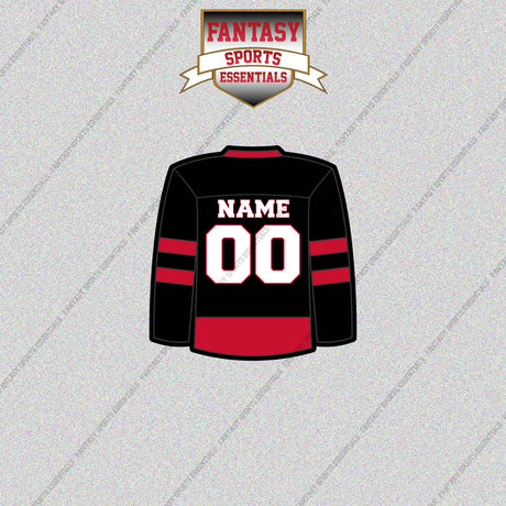 Ottawa Senators Personalized Current Home Jersey Glossy Stickers