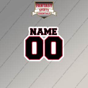 Ottawa Senators Personalized Current Name and Number Magnets