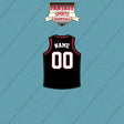 Portland Trail Blazers Personalized Current Home Jersey Car Decals
