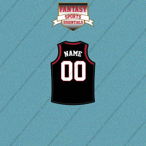 Portland Trail Blazers Personalized Current Home Jersey Car Decals