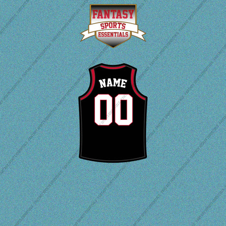 Portland Trail Blazers Personalized Current Home Jersey Car Decals