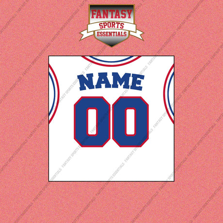 Philadelphia 76ers Personalized Current Away Jersey Wall Art Prints