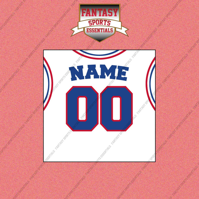 Philadelphia 76ers Personalized Current Away Jersey Wall Art Prints