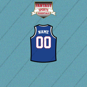 Philadelphia 76ers Personalized Current Home Jersey Car Decals
