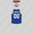 Philadelphia 76ers Personalized Current Home Jersey Glossy Stickers