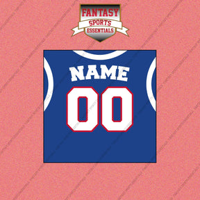 Philadelphia 76ers Personalized Current Home Jersey Wall Art Prints