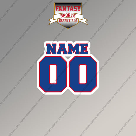 Philadelphia 76ers Personalized Current Name and Number Magnets
