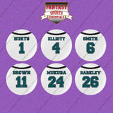 Philadelphia Eagles 2025 Away Jersey Button Pins (Choose Your Player) Page 1
