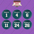 Philadelphia Eagles 2025 Home Jersey Button Pins (Choose Your Player) Page 1