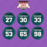 Philadelphia Eagles 2025 Home Jersey Button Pins (Choose Your Player) Page 2