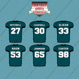 Philadelphia Eagles 2025 Home Jersey Car Decals (Choose Your Player) Page 2