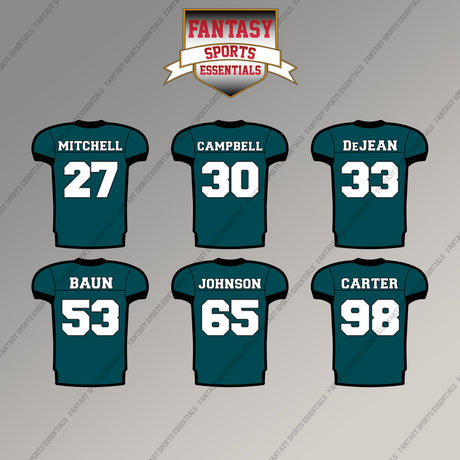 Philadelphia Eagles 2025 Home Jersey Magnets (Choose Your Player) Page 2
