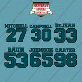 Philadelphia Eagles 2025 Name and Number Car Decals (Choose Your Player) Page 2