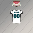 Philadelphia Eagles Personalized Current Away Jersey Magnets