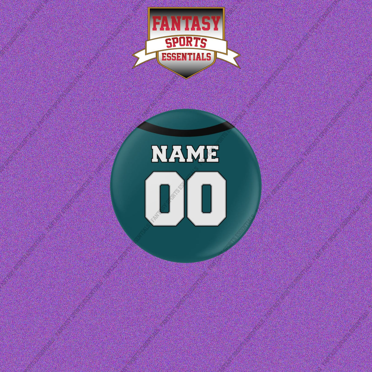 Philadelphia Eagles Personalized Current Home Jersey Buttons
