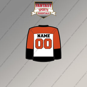 Philadelphia Flyers Personalized Current Away Jersey Magnets