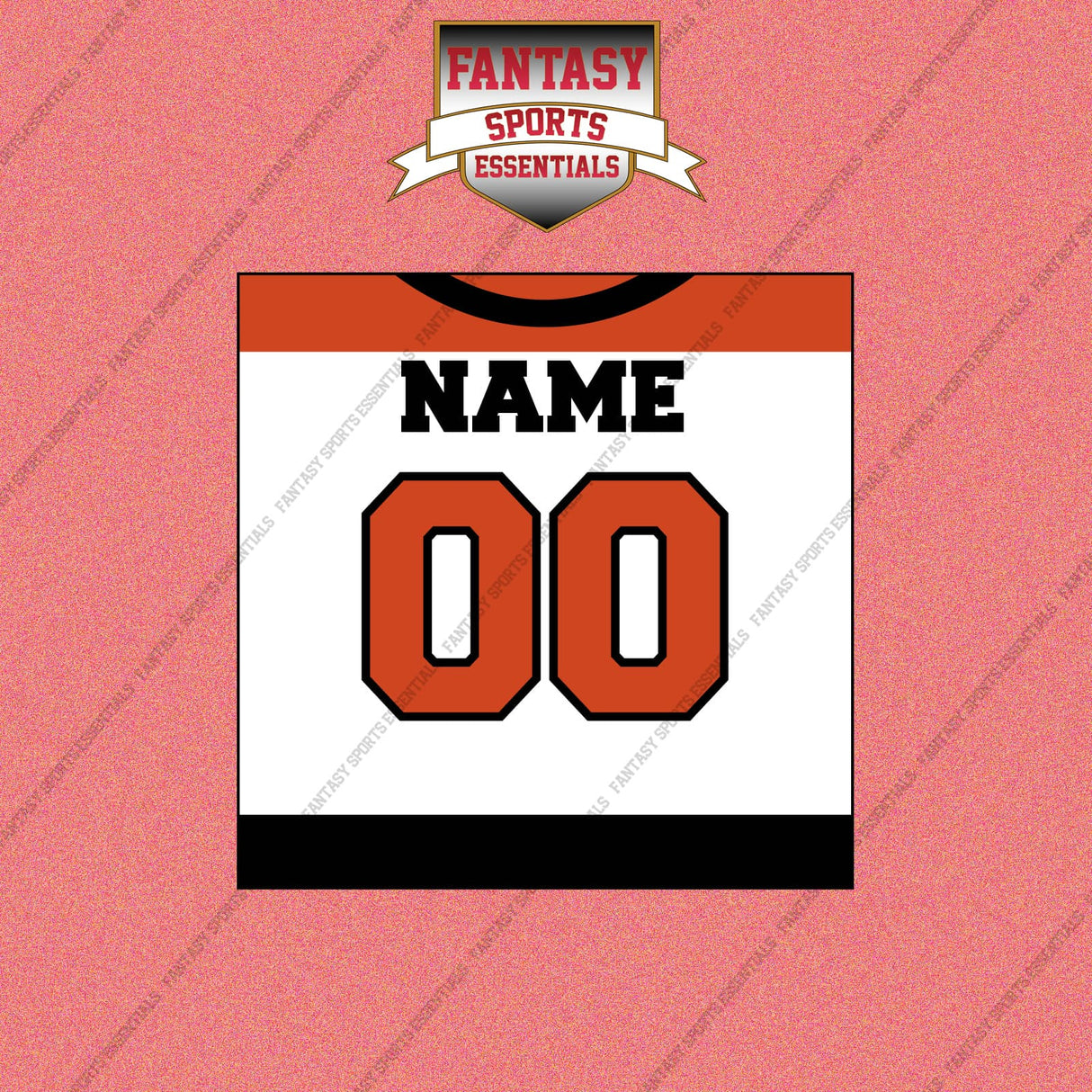 Philadelphia Flyers Personalized Current Away Jersey Wall Art Prints