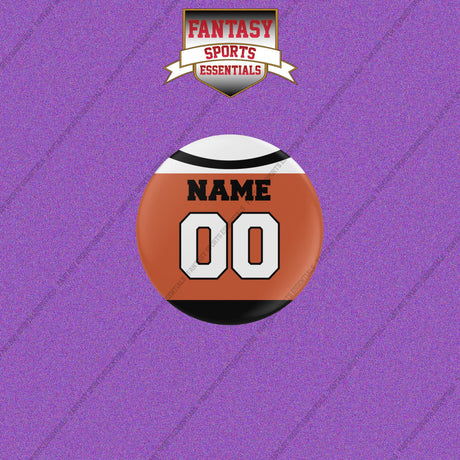 Philadelphia Flyers Personalized Current Home Jersey Buttons
