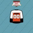 Philadelphia Flyers Personalized Current Home Jersey Car Decals