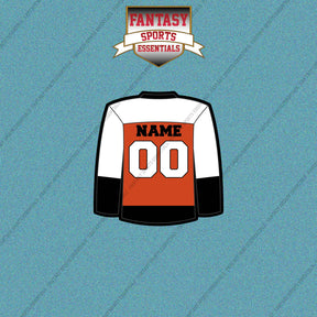 Philadelphia Flyers Personalized Current Home Jersey Car Decals