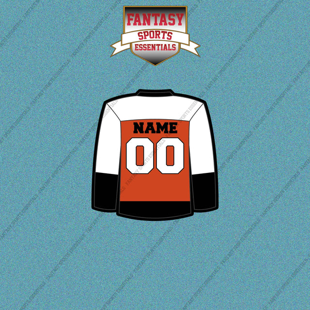 Philadelphia Flyers Personalized Current Home Jersey Car Decals