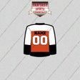 Philadelphia Flyers Personalized Current Home Jersey Glossy Stickers