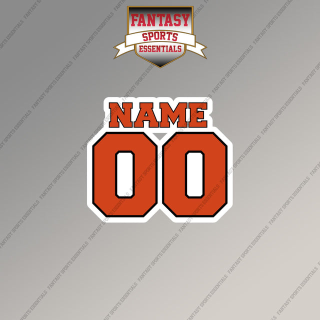 Philadelphia Flyers Personalized Current Name and Number Magnets
