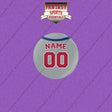 Philadelphia Phillies Personalized Current Away Jersey Buttons