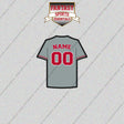 Philadelphia Phillies Personalized Current Away Jersey Glossy Stickers