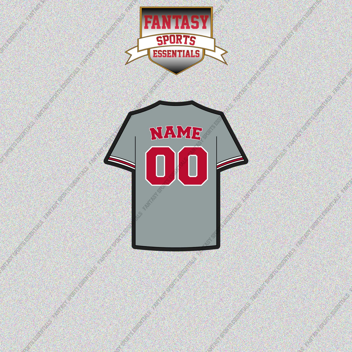 Philadelphia Phillies Personalized Current Away Jersey Glossy Stickers
