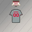 Philadelphia Phillies Personalized Current Away Jersey Magnets