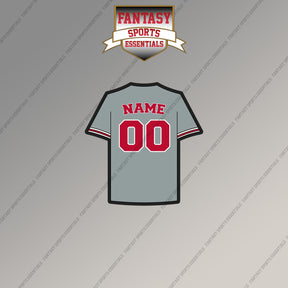 Philadelphia Phillies Personalized Current Away Jersey Magnets