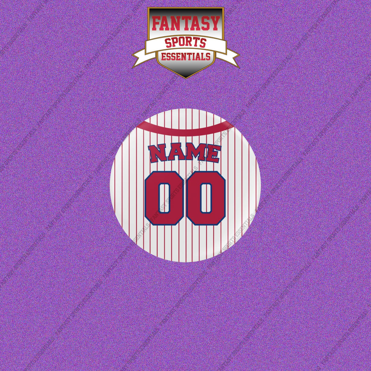 Philadelphia Phillies Personalized Current Home Jersey Buttons