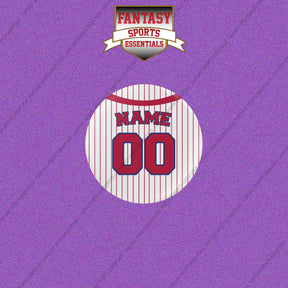 Philadelphia Phillies Personalized Current Home Jersey Buttons
