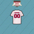 Philadelphia Phillies Personalized Current Home Jersey Car Decals