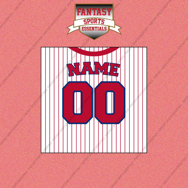 Philadelphia Phillies Personalized Current Home Jersey Wall Art Prints